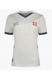 Fotbalové Dres Švýcarsko Dámské Venkovní Oblečení ME 2024 Krátký Rukáv